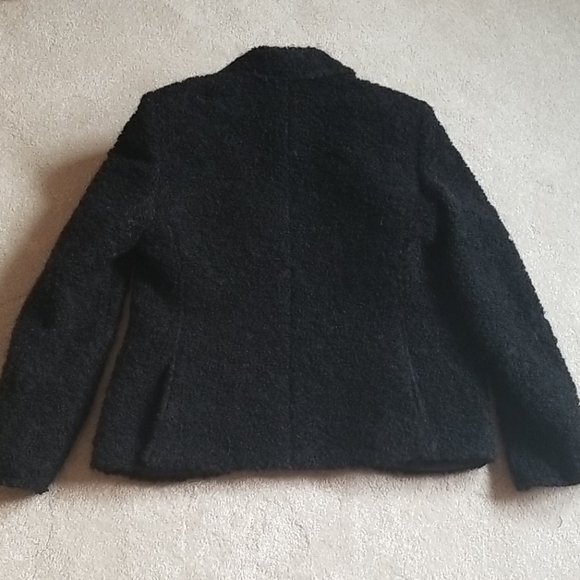 🎉💥HP🎊 NWT Armani Collezioni Black Boucle Jacket - Picture 5 of 10
